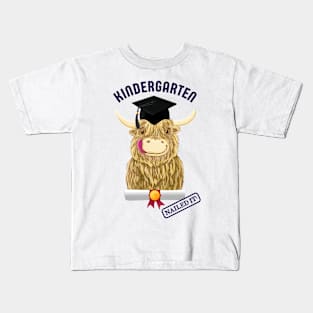 Scottish Highland Cow Kindergarten Nailed It! Kids T-Shirt